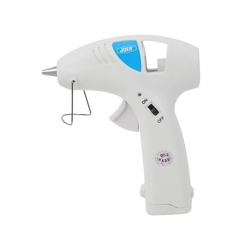 Pistola per colla riscaldante elettrica piccola Hot Melt portatile bianca creativa per uso domestico da 10W