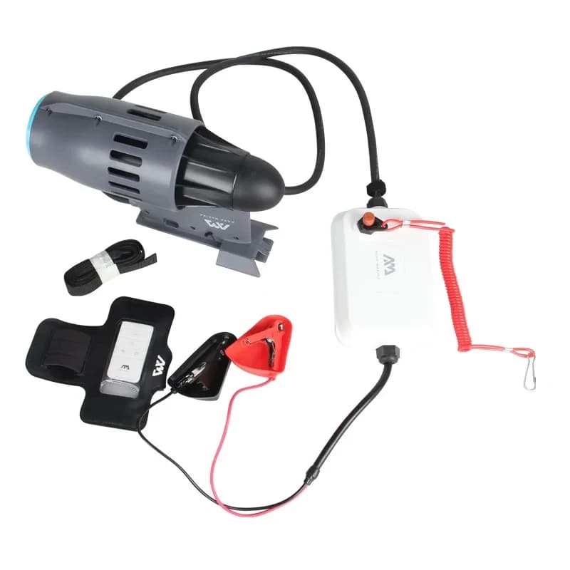 Motore elettrico a pinna da 240W 12V DC per barche gonfiabili, SUP, stand up paddle board, kayak, accessorio (marino), senza batteria.