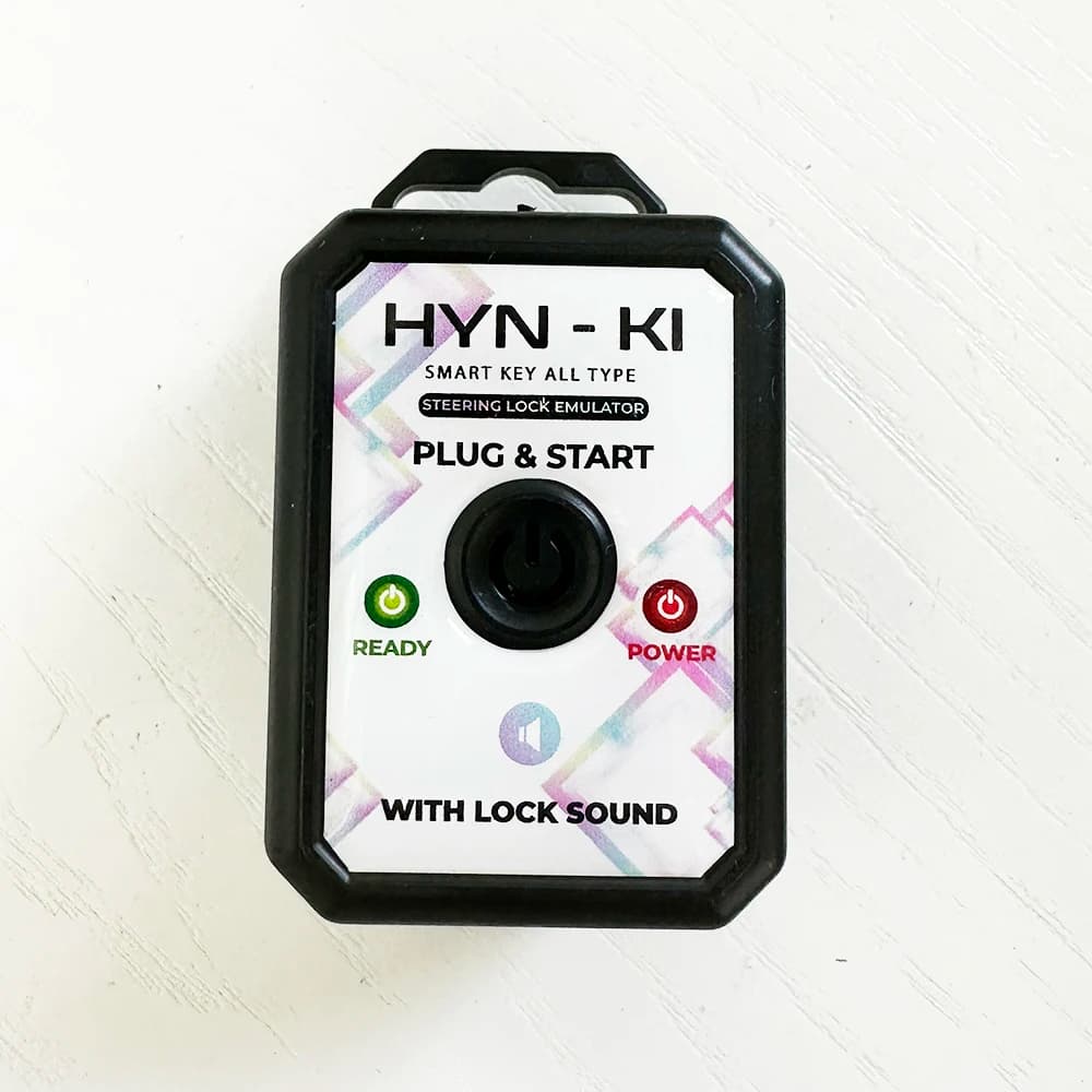 Emulatore per Hyundai Kia Emulatore blocco sterzo per tipo chiave intelligente Connettore originale con blocco del suono Nessuna programmazione richiesta