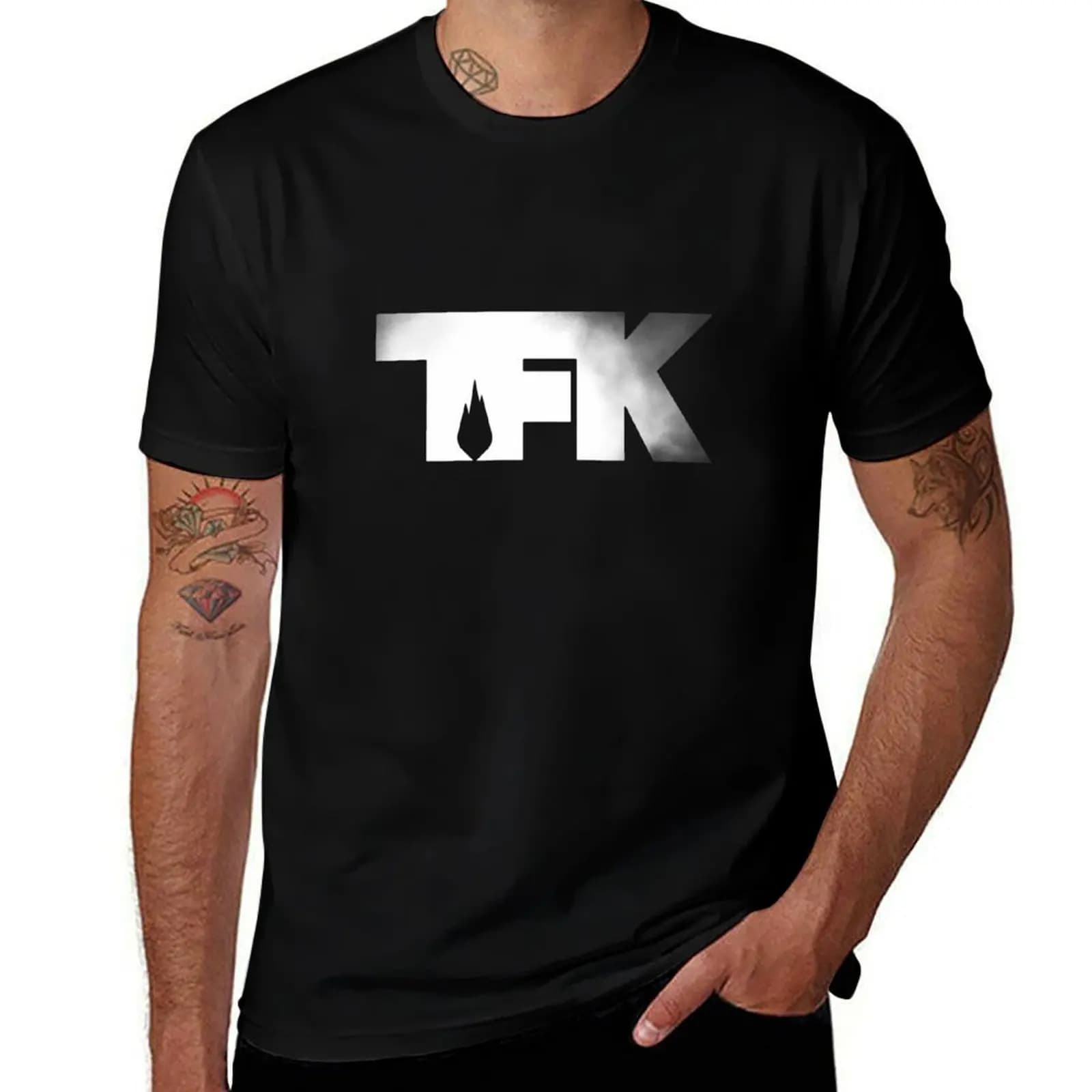 TFK - Smoke T-Shirt Quick Dry Training Short Sleeve Tee T-Shirt