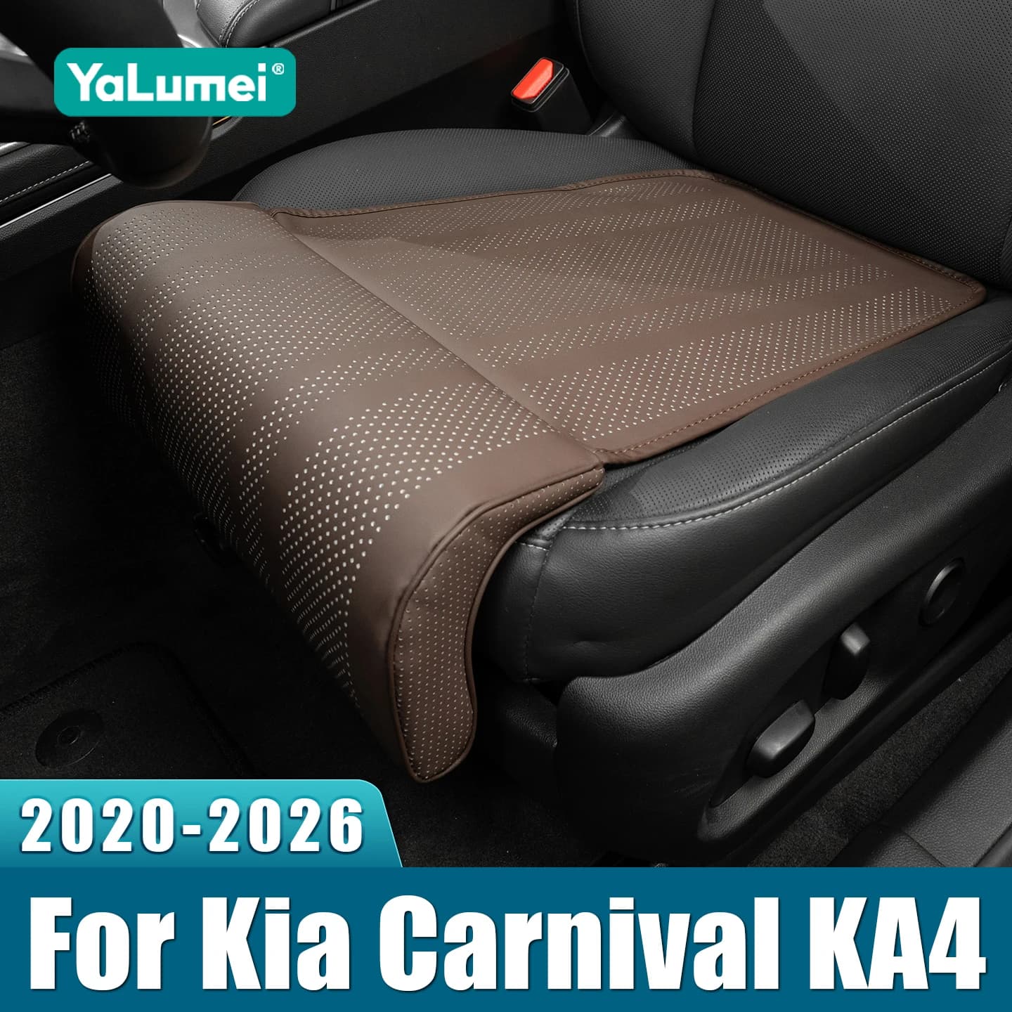 Support Bearing for Car Seats Kia Carnival KA4 2020-2026, Breathable Extension for Poggiagambe