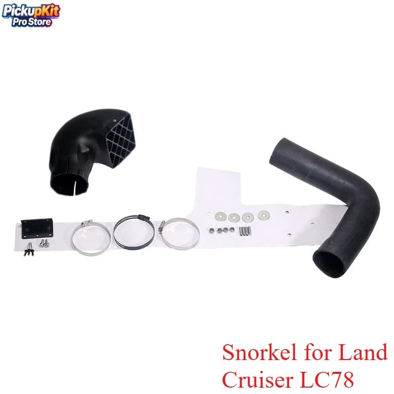 Snorkel laterale destro per Land Cruiser LC78 1HZ 4.2L Diesel 304 Acciaio inossidabile Air Ram Kit di aspirazione acqua/polvere