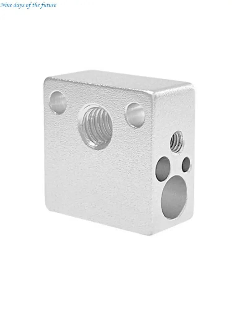Aluminum heater block for MK8 ExtrUder Printing Warming block Copper E65A
