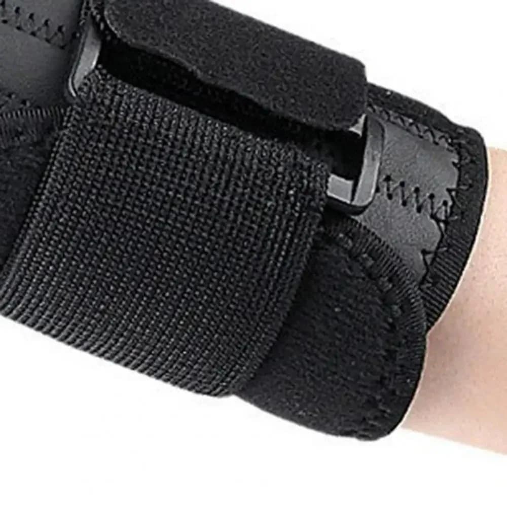 Nuovo tutore da polso nero regolabile supporto per polso morbido compressione piastra in alluminio stecca stabilizzatore fissaggio sicuro