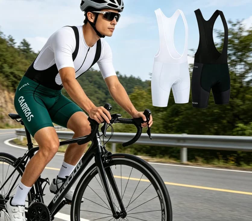 Pantaloncini da Ciclismo Bianchi INEOS Team 2025 BORAFUL, Shorts con Bretelle, Ropa Ciclismo, Imbottitura in Gel 20D, Asciugatura Rapida, Pantaloni da Bicicletta