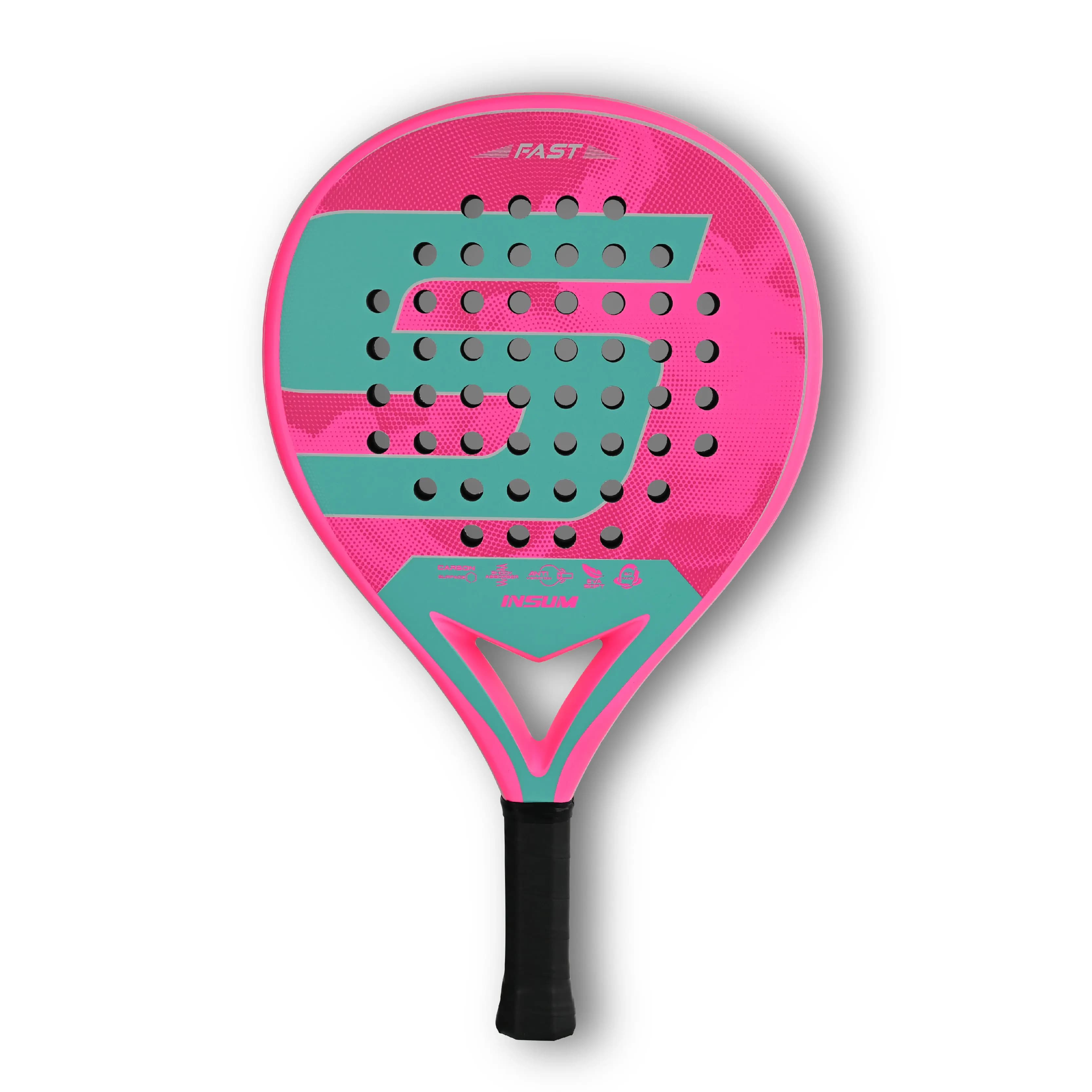 INSUM Padel Rack Carbon fiber surface with memory EVA Flex Foam Core Padel tennis rack Light paddle rack