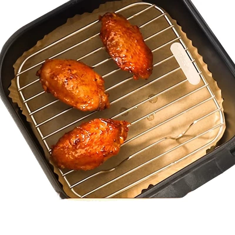 304 stainless steel air fryer grill, extra thick round, universal grill vertical