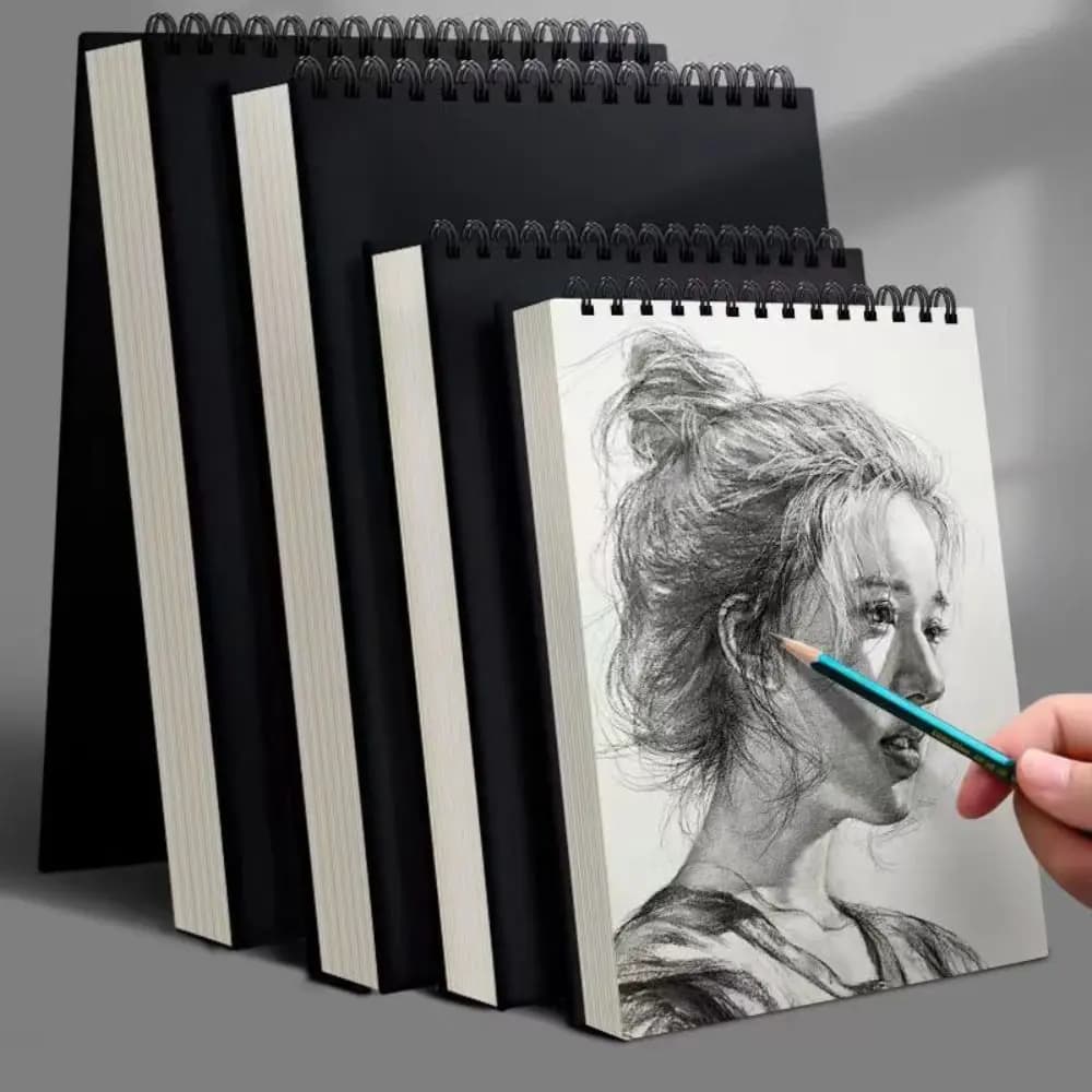 30 Sheets 8K 16K Coil Sketchbook A4 A5 A6 Eco-Friendly Thick Drawing Paper Spiral Bound Acid Free Artist Sketch Pad Gouache