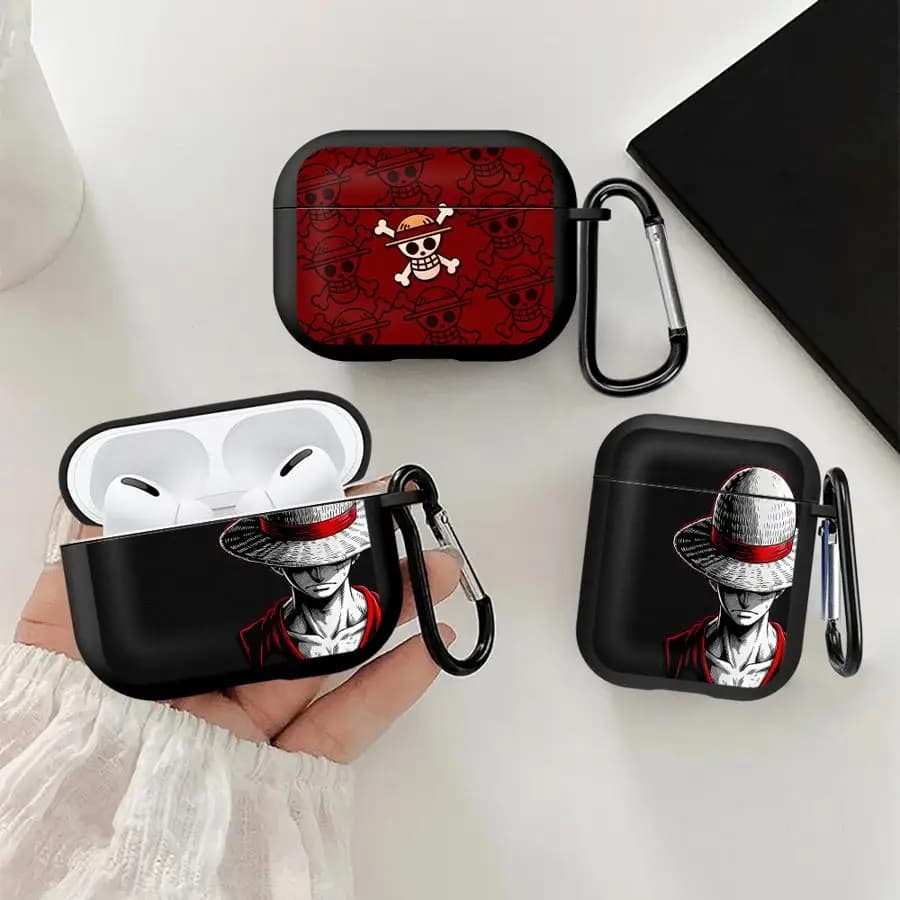 Custodia per auricolari One Piece Zoro per Airpods Pro 2, Pro3, 1, 4