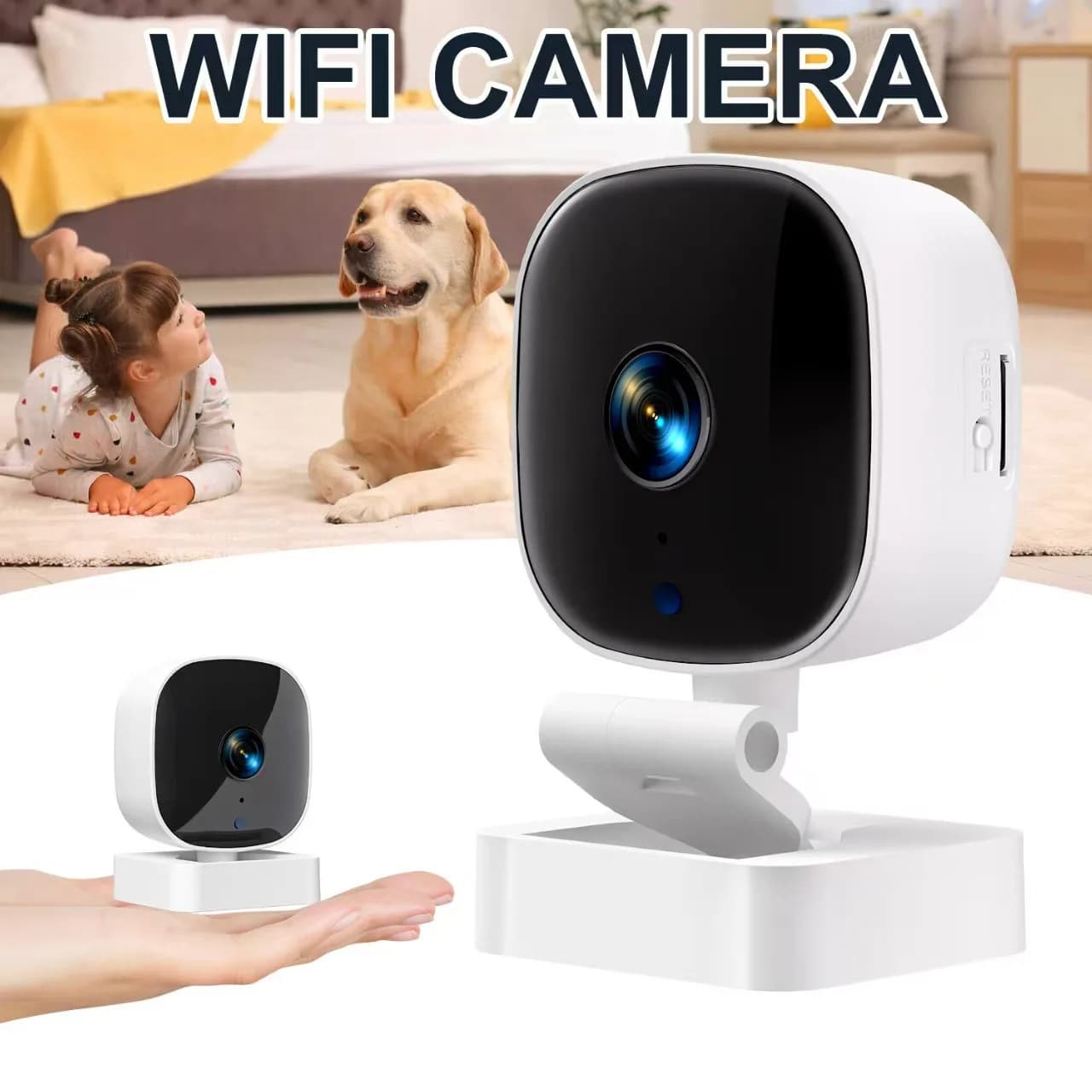 New WiFi Mini Camera Smart Home IR Night Vision Indoor Security Camera Network Wireless CCTV Video Baby Security Camera