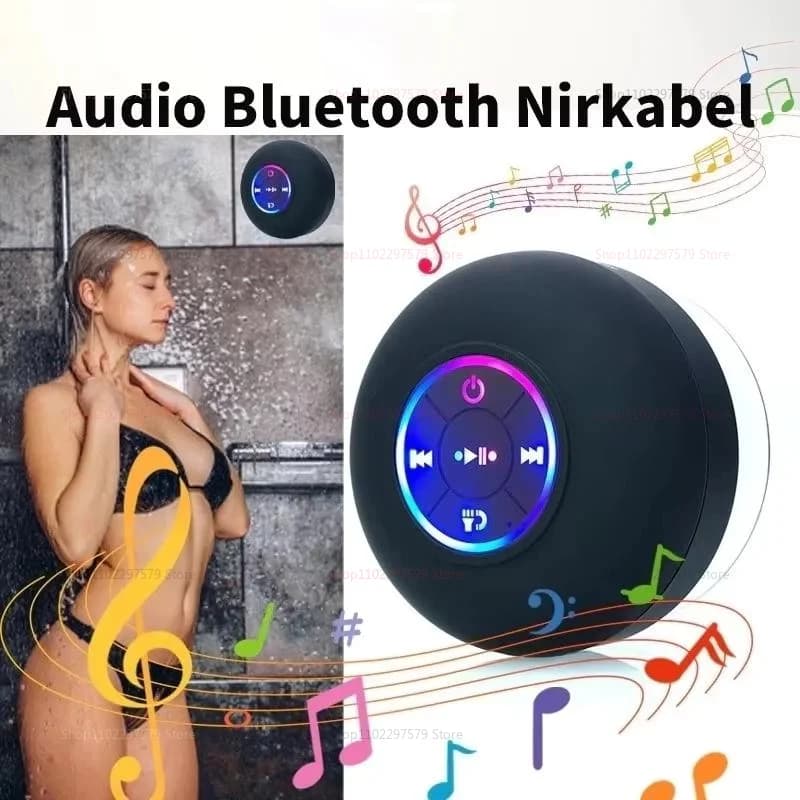 Altoparlante Bluetooth Wireless Portatile Piccolo in Acciaio Grigio Metallizzato con Stereo Potente e Subwoofer per Esterni