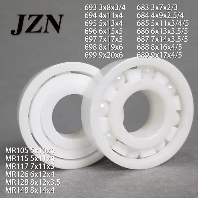 693 694 695 696 697 698 699 683 684 685 686 687 688 689 MR105 MR115 pieno ZrO2 cuscinetto a sfere in ceramica cuscinetto in zirconia di buona qualità