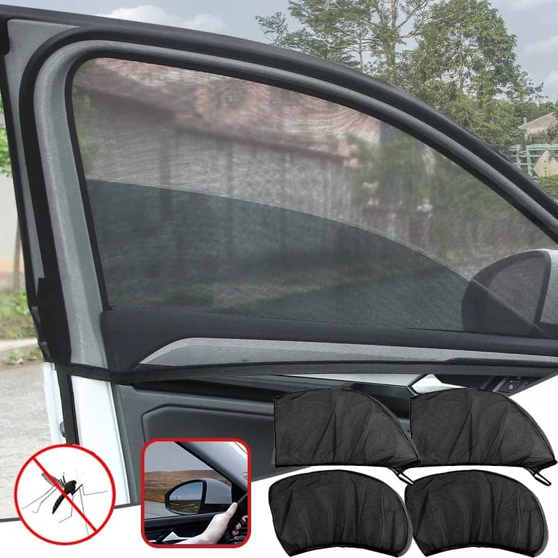 Auto Parasole Anti-zanzara Isolamento UV Vetro Protettivo Protezione Solare Maglia Riflettente Parasole Pellicola Protettiva per Finestre Per BerlineSUV