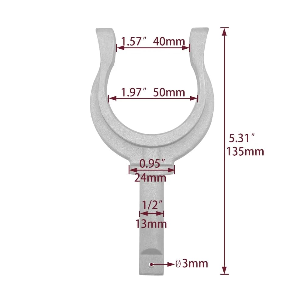Aluminum Paddle Fork Boat Anchor Accessories Marine Hardware Accessories for Yacht Boats