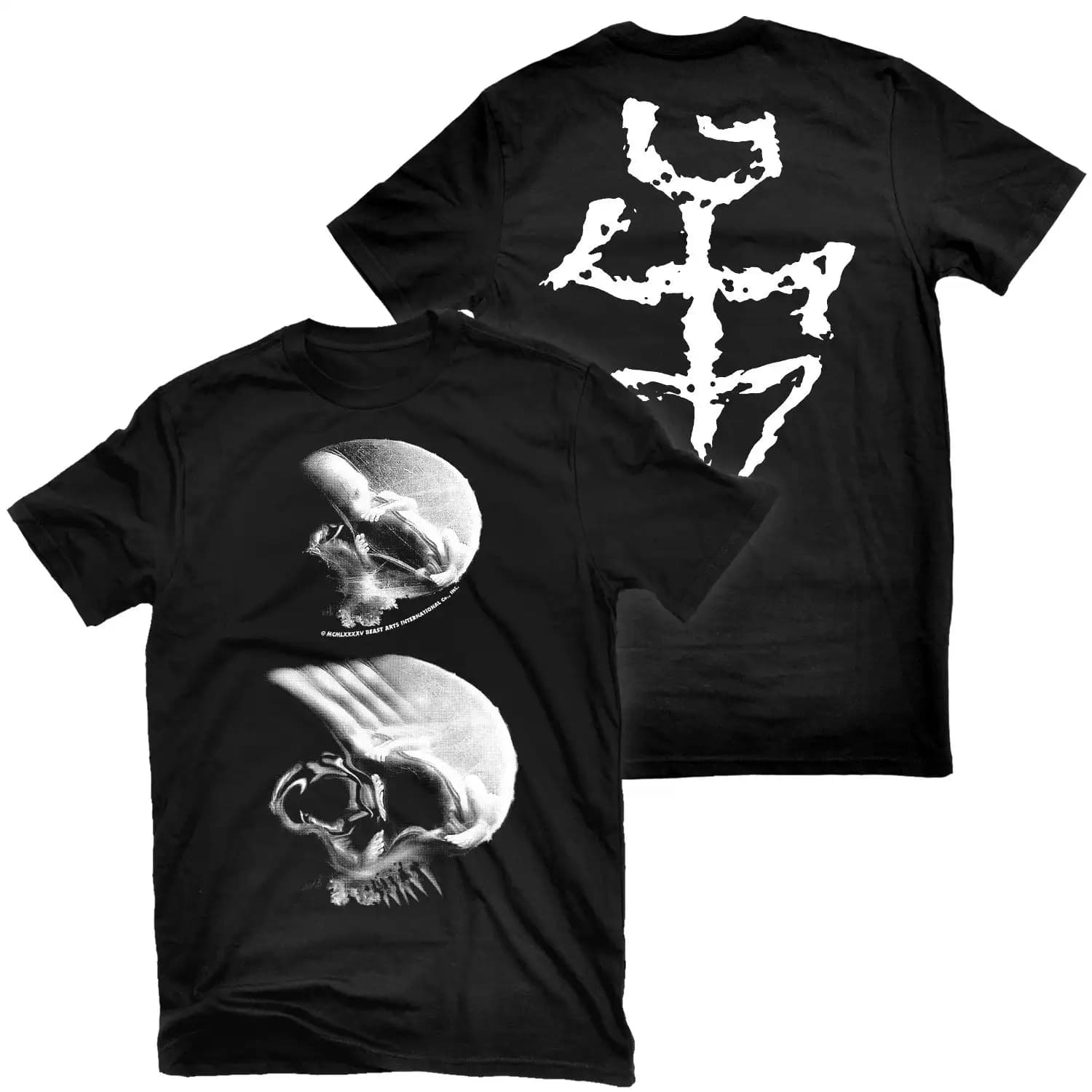 GISM Anarchy and Violence Band Graphic Tee 100% Cotton Round Neck Casual Unisex T-shirt Summer Top