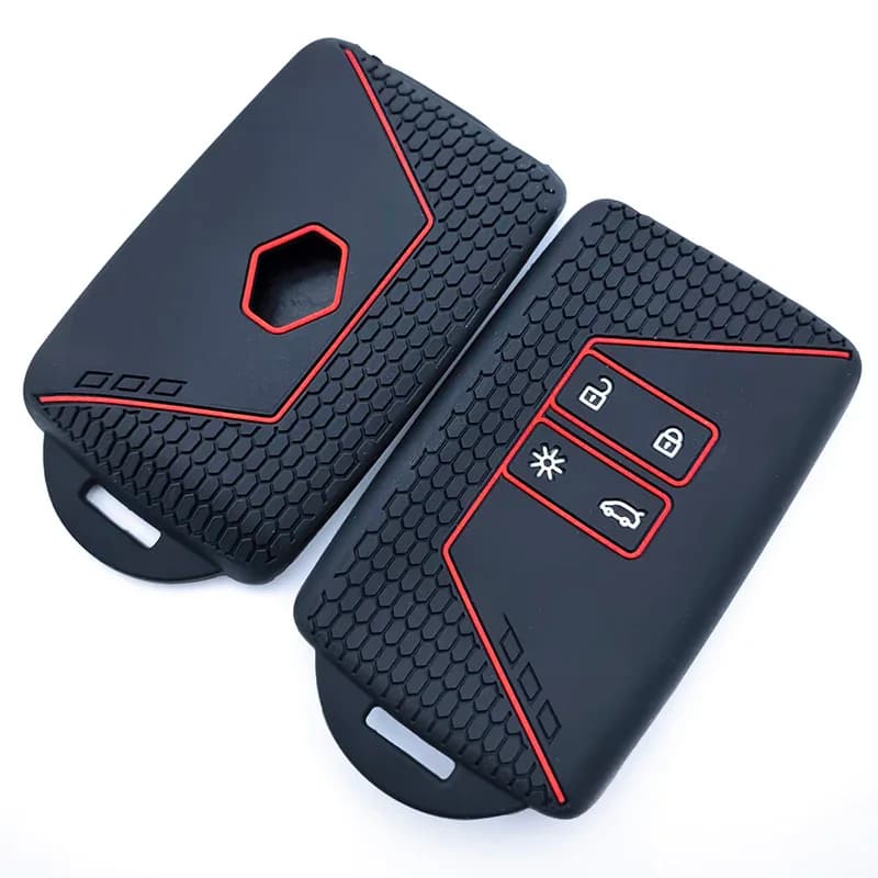 Custodia protettiva per chiave remota per auto in silicone per Dacia Sandero Card per Renault Koleos Captur Megane Clio Scenic Talisman Arkana