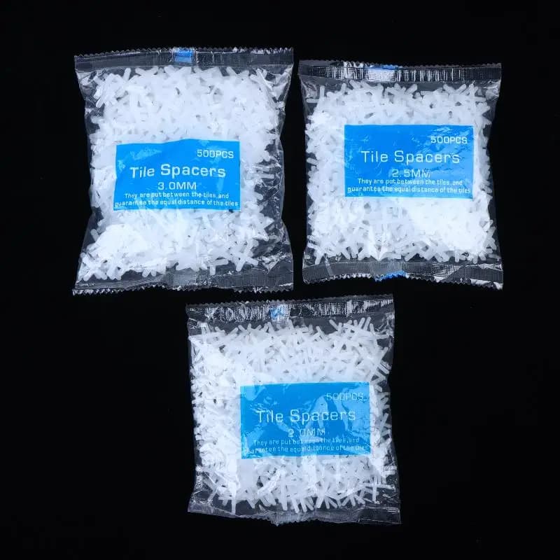 Tile Leveling Clips Cross Spacers 1 Bag 1/1.5/2/2.5/3mm Fit for Ceramic Marble Tile Laying Home Renovation Tool
