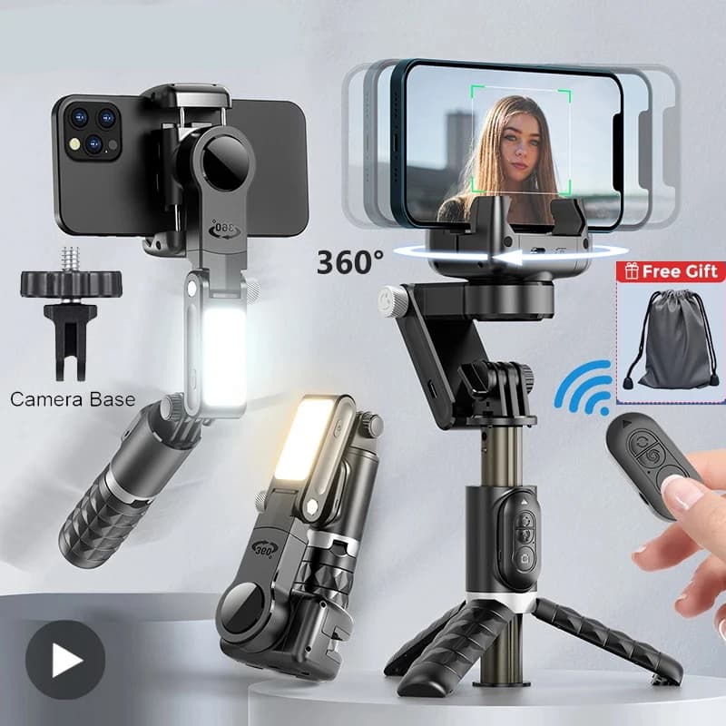 Cardanic stabilizer for phone selfie stick for iPhone Android Action Camera Treppiede Cellular Phone Smartphone Handle for handle Video