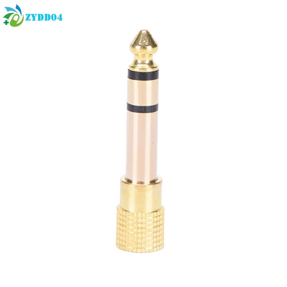 ● Adattatore audio per cuffie stereo da 1 pezzo, connettore maschio da 6,5 mm 1/4 " a jack femmina da 3,5 mm 1/8"