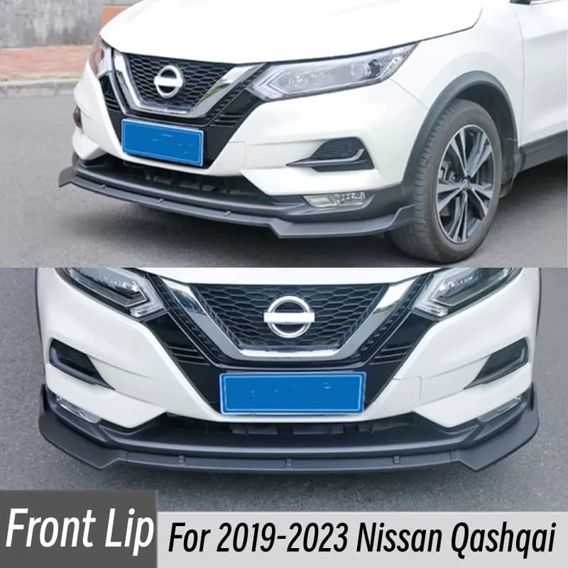 Per il 2019-2023 Nissan Qashqai Auto Paraurti Anteriore Splitter Labbro Mento Spoiler Corpo Kit Diffusore Protezione Della Protezione Esterno Accessori