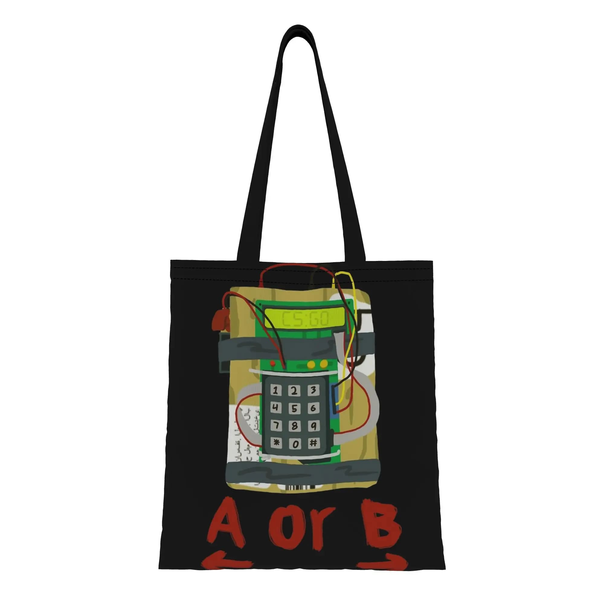 Borsa tote in tela per appassionati di giochi FPS CS-GO, perfetta per lo shopping e l'uso personale, ottima idea regalo.