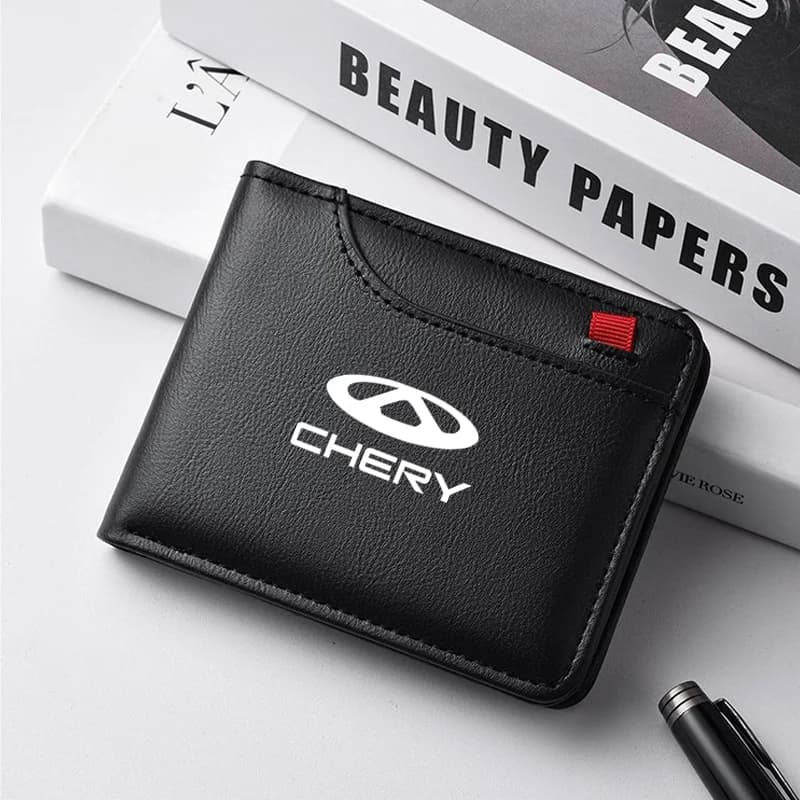 New Leather Car Driver's Cover Holder ID Credit Card Wallet For Chery Jetour DASHING X-1 Plus DTC 2022 2023 Auto Accessories