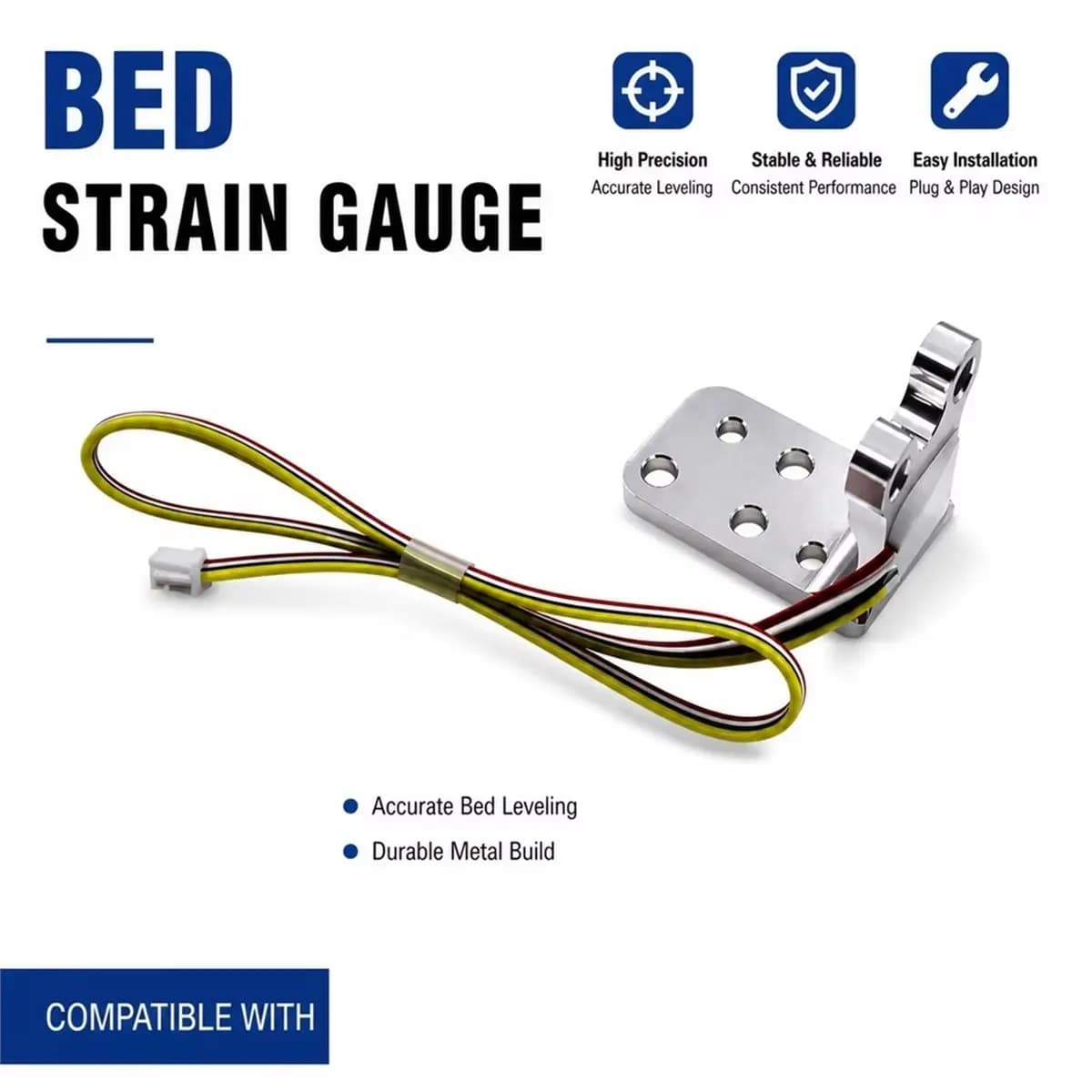DT75BG Strain Gauge and Heat Sink Assembly for S1/S1 Combo 3D Printer Parts