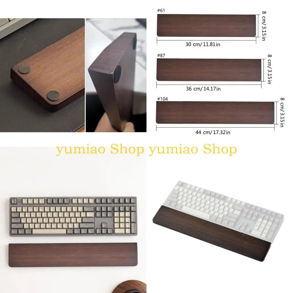 587B tastiere in legno polso Resto in legno in legno Supporto a mano supporto