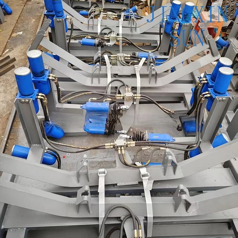 Belt correction device Passive hydraulic automatic adjuster Conveyor Anti-running deviation