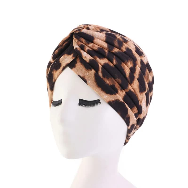 Nuove donne morbido stampa floreale cotone donna turbante cappelli moda banadan cancro headwrap chemio cap avvolgere la testa accessori per capelli