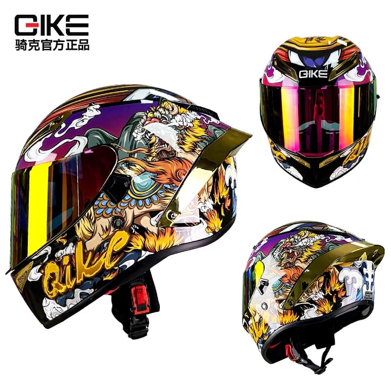 Casco moto ribaltabile con Bluetooth e doppia visiera, integrale con spoiler, per tutte le stagioni da uomo
