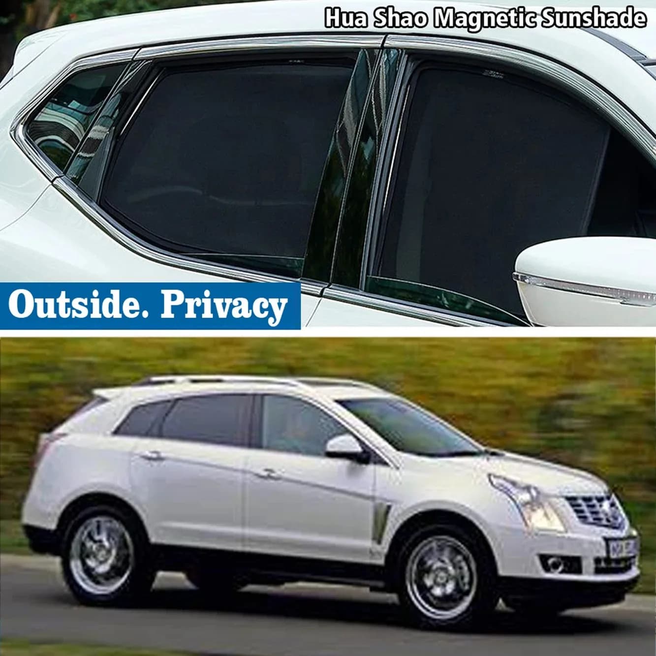 Per Cadillac SRX 2010-2017 2011 2012 2013 Tendina Parasole Magnetica per Parabrezza Anteriore, Accessori per Protezione Solare