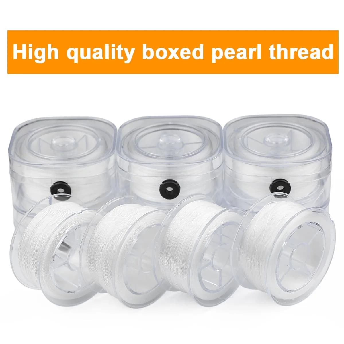 0.2/0.4/0.6/0.8mm Forte Cavo Elastico Perline di Cristallo per I Braccialetti Filo Allungato Collana di Stringa Gioielli FAI DA TE Che Fanno il Cavo