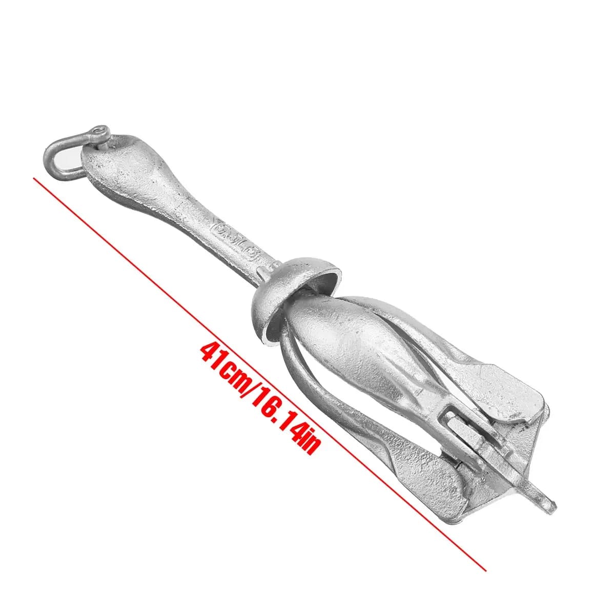 Per yacht marini Ancoraggio pieghevole Kayak Canoa 2.5KG/3.2KG Barca in alluminio pressofuso Pieghevole Grapnel Ancoraggio Docking Hardware