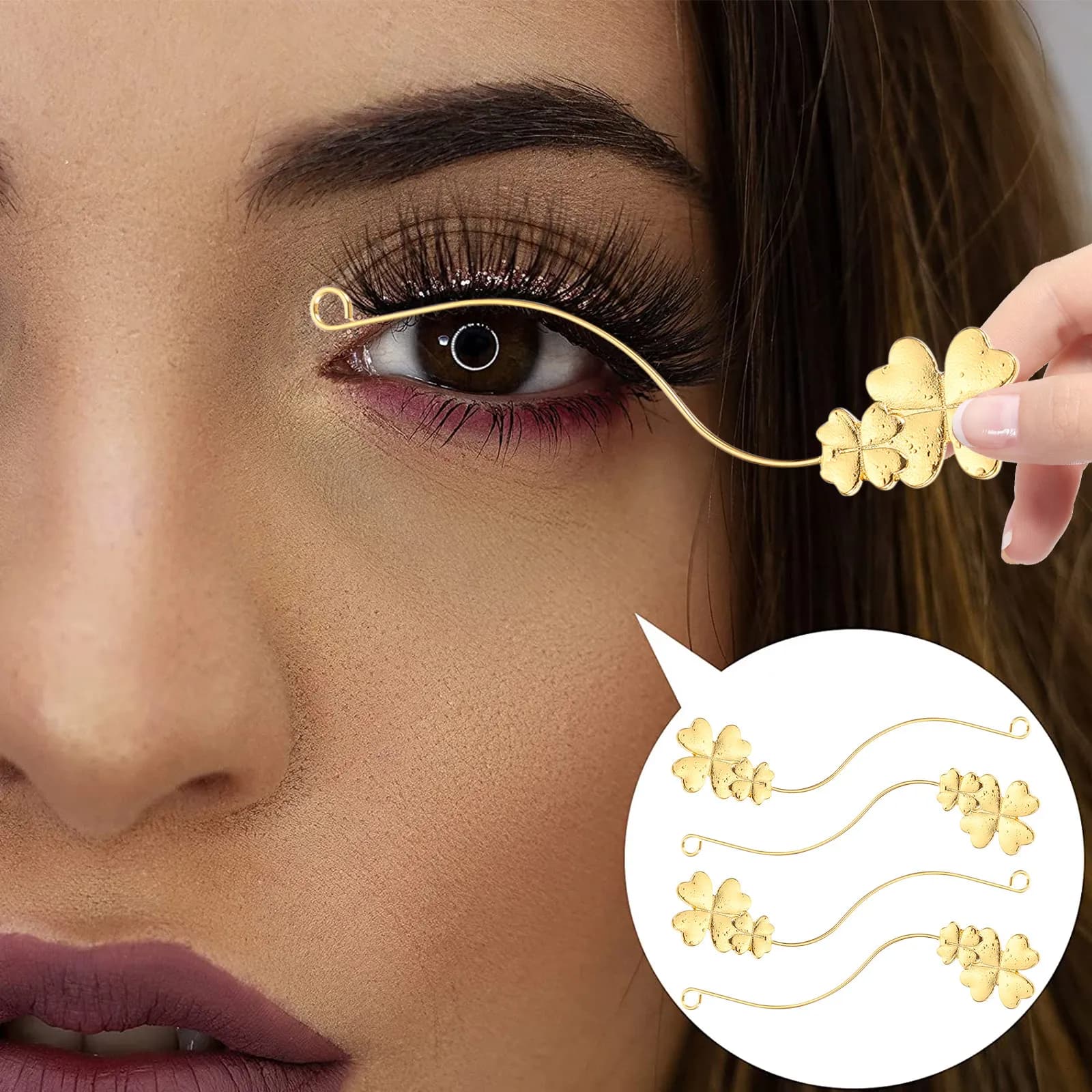 4Pcs Lash Extension Organizer Grafting Tool Small Compact Size for Beginners and Artists Display Holder Lash Rack