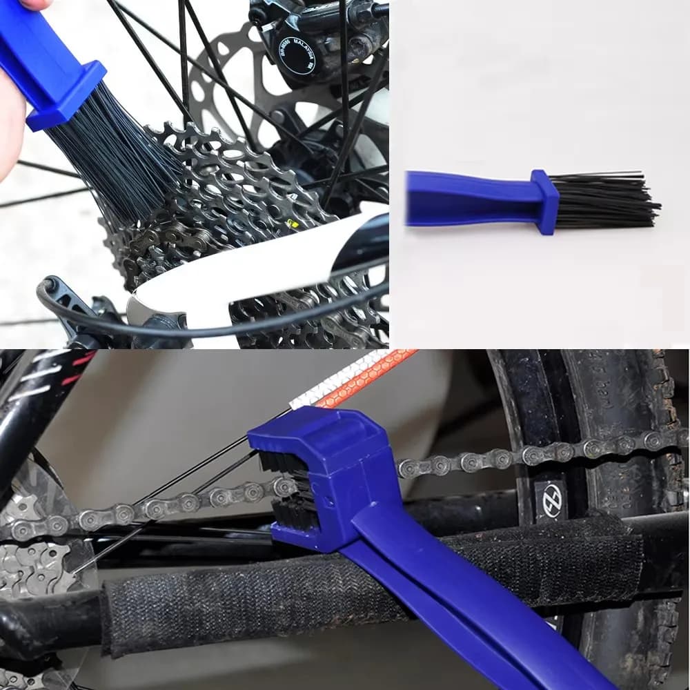 1 piece portable bicycle chain cleaner, road bike chain cleaning brush for motorcycle, bicycle cleaning tool kit, Mainte cycling chain cleaner