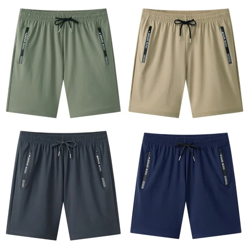 Outdoor Cycling Sports Shorts Breathable Brakes Quick Drying Casual Fashion Ice Silk Three Quarts