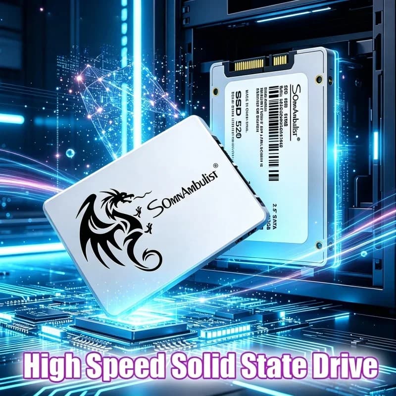 64GB 128GB 256GB 512GB 120GB 240GB 480GB 1TB 2TB Sata3 2.5inch SSD SomnAmbulist Solid State Drive for Laptop Desktop PC