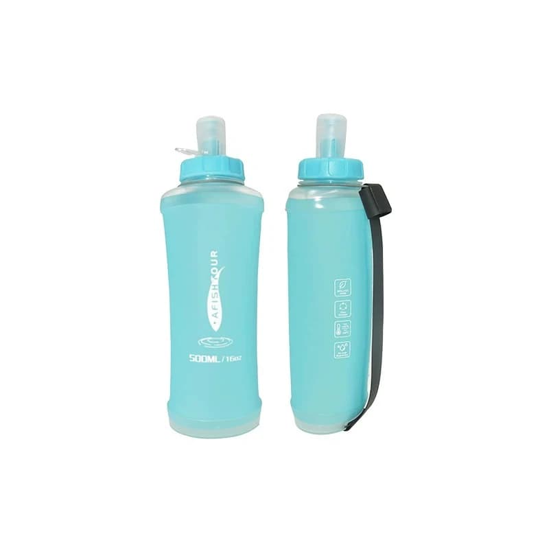 Best Selle Portable Foldable Water Bottle Light Foldable Moisturizing Bag TPU Soft Water Bag for Running, Trails, Marathon