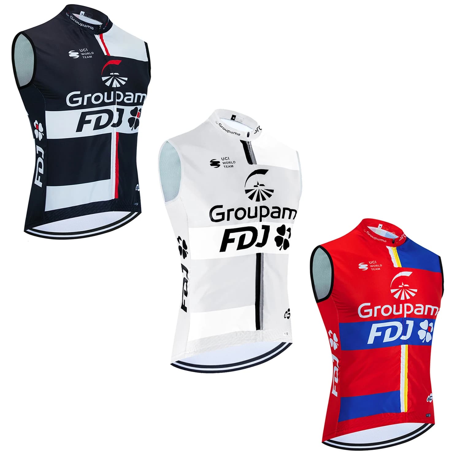 2024 fdj Cycling Team Jersey uomo donna ITALIA bici da strada giacca a vento gilet Ropa Ciclismo senza maniche Bicycl Maillot Tshirt abbigliamento
