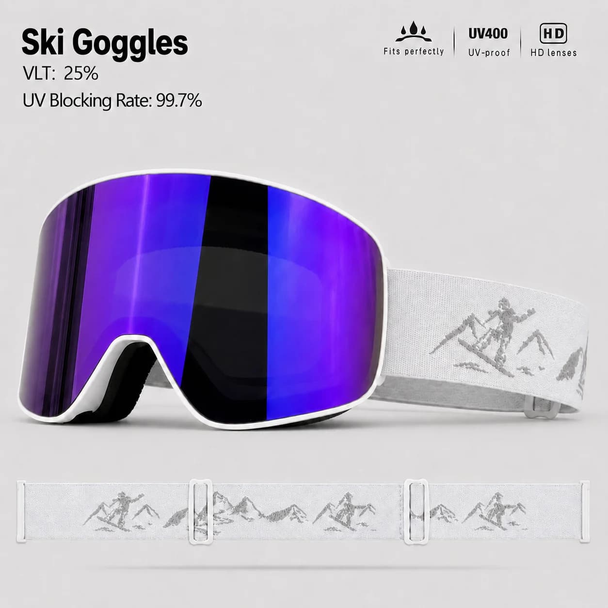 BRAND NEW Double Layers Anti-Fog Ski Goggles Snowmobile Eyewear Outdoor Sport Snow Snowboard Glasses