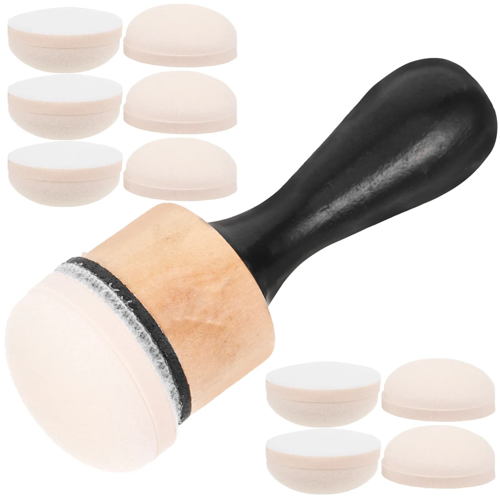 1Set Painting Sponge Stamper Safe Material Lightweight Drawing DIY Craft Supplies for Oil Watercolor Acrylic Gouache Painters