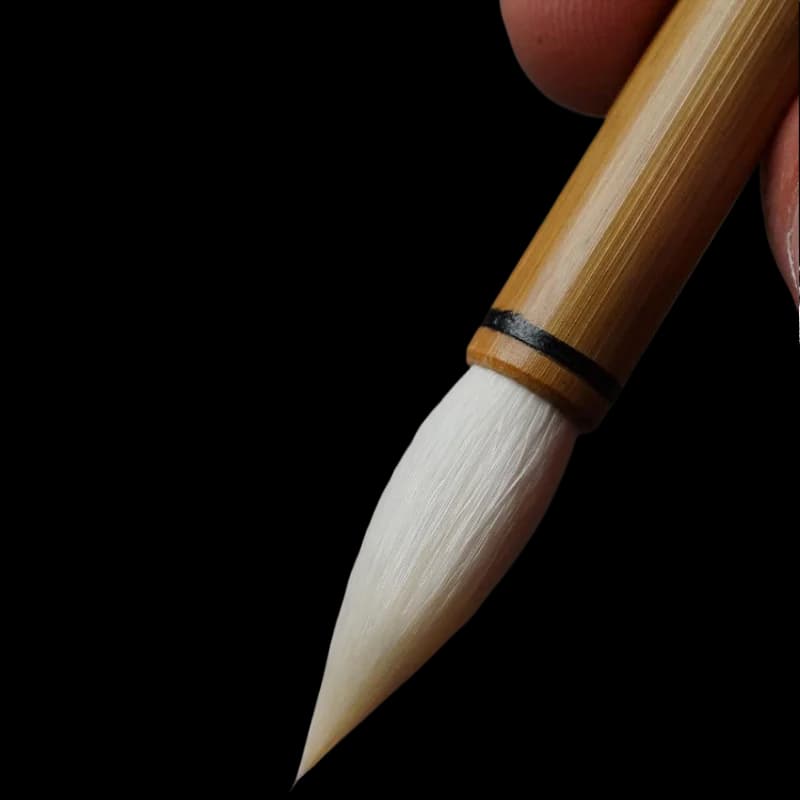 Woolen Hair Calligraphy Brush Set Traditional Chinese Painting Brush Ouyang Xun Regular Script Writing Brush Hu Zhou Brush Pen
