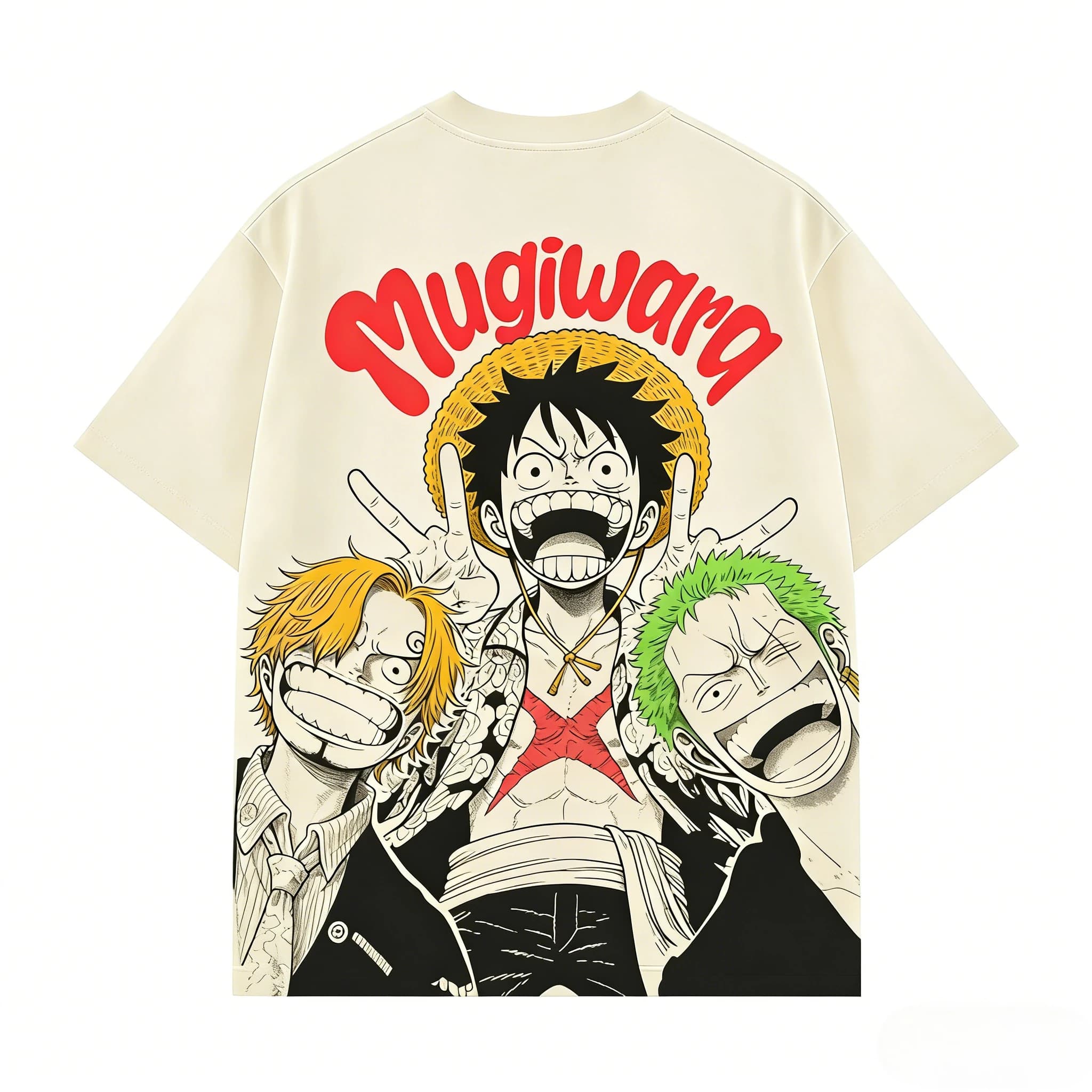 T-shirt da uomo One Piece Monkey D. Luffy Roronoa Zoro Sanji Anime Tee 2026 Nuova Collezione Estiva Abbigliamento Uomo Maglietta a Maniche Corte