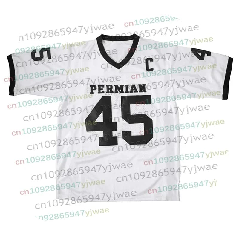 Permian 45 American Football Sport Jersey Shirt Summer Outdoor Sportswear Loose Clothes High Quality Women Men Beach Tshirt