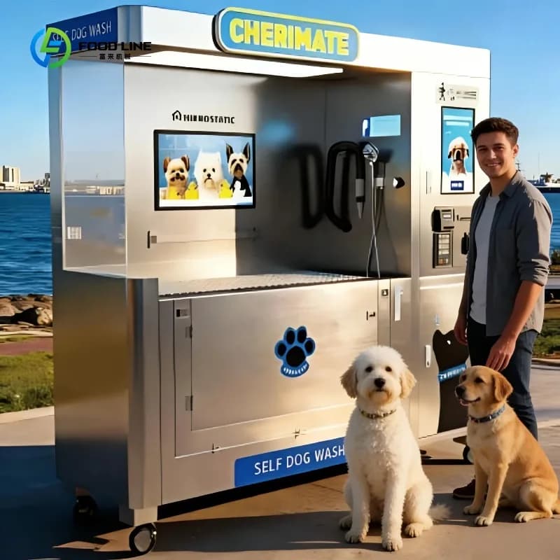 Lavatrice Automatica per Cani Self-Service, Distributore Automatico per il Lavaggio di Animali Domestici, Stazione di Lavaggio Personalizzata per Cani, Toelettatura Professionale per Animali