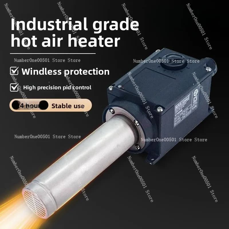Riscaldatore piccolo ventilatore di aria calda industriale ad alta potenza 3300W regolazione della temperatura asciugatura termoretraibile circolazione pistola ad aria calda
