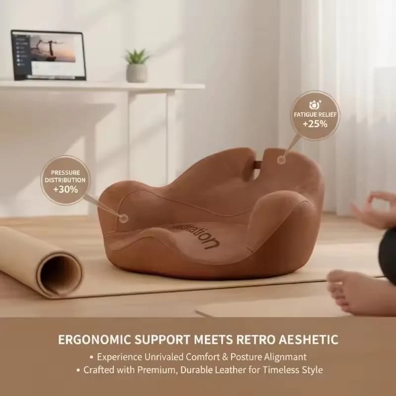 Double Disc Memory Cotton Cushion Yoga Meditation Tatami Chair Cushion Meditation Cushion Bench Meditation Cushion