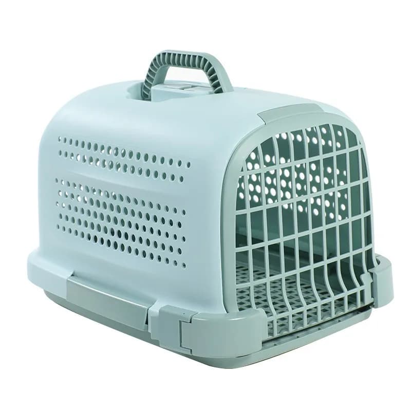 cat cage Breathable Airline Approved Plastic Portable Travel Cage Transportation Dog Cat Cage Flight Crate Pet Carrier