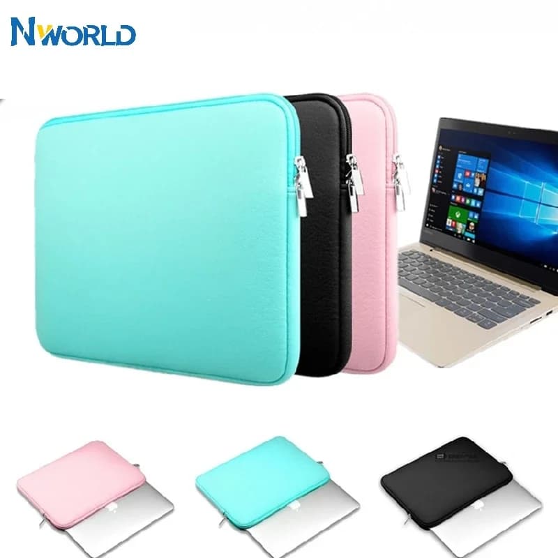 2025 Nuova vendita calda Custodia per laptop 13 "15.6" pollici Custodia morbida con cerniera Custodia per MacBook Pro Laptop Notebook portatile